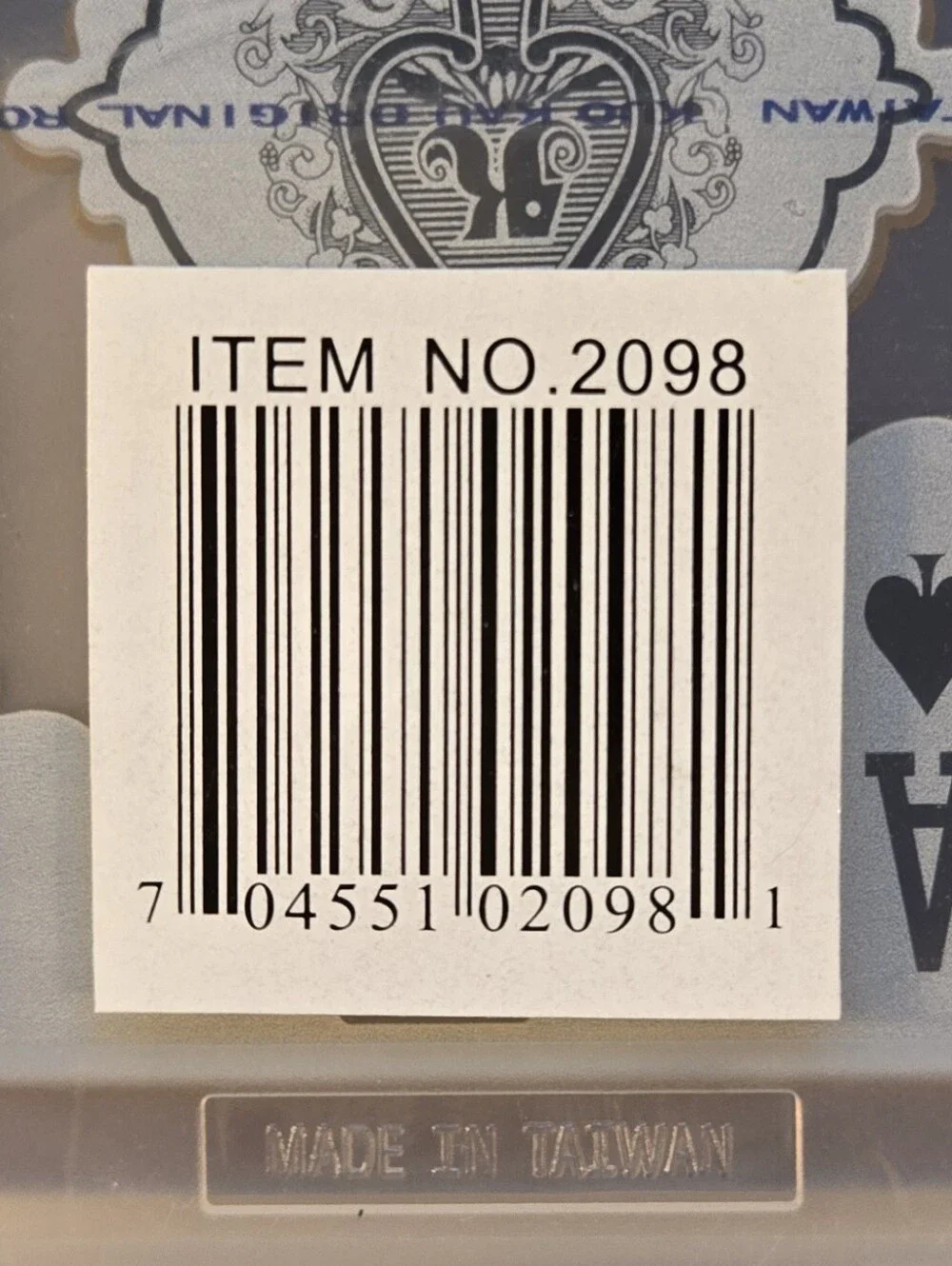 Waterproof Transparent Playing Cards - New In Case - Picture 8 of 8